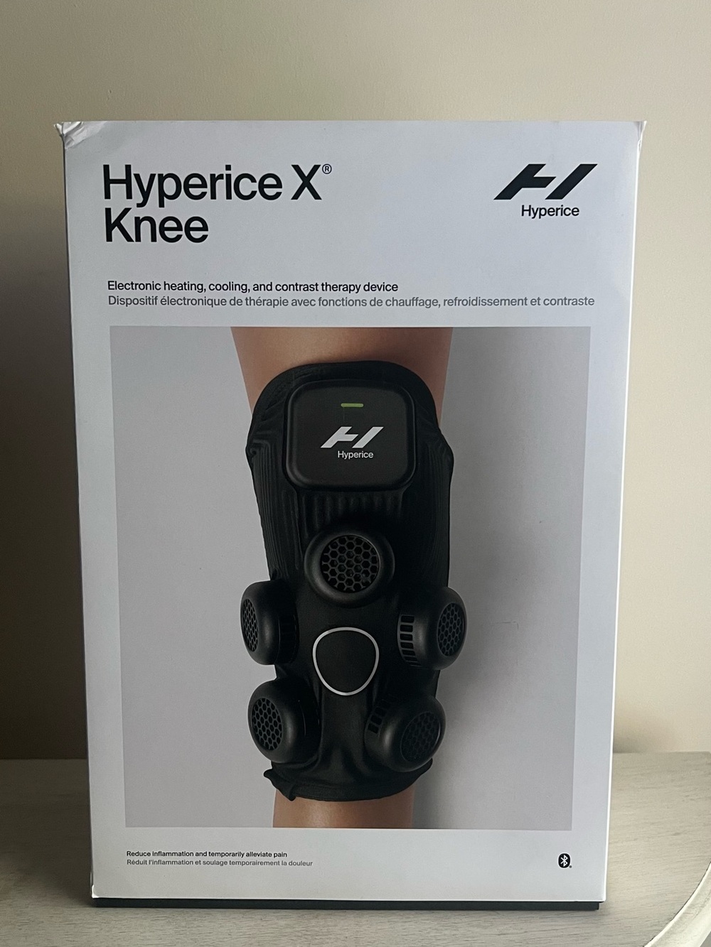 Hyperice X Knee Contrast Therapy Device - Black (Good Condition)